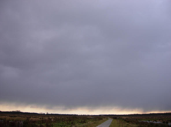 regenvlagen in de verte...
