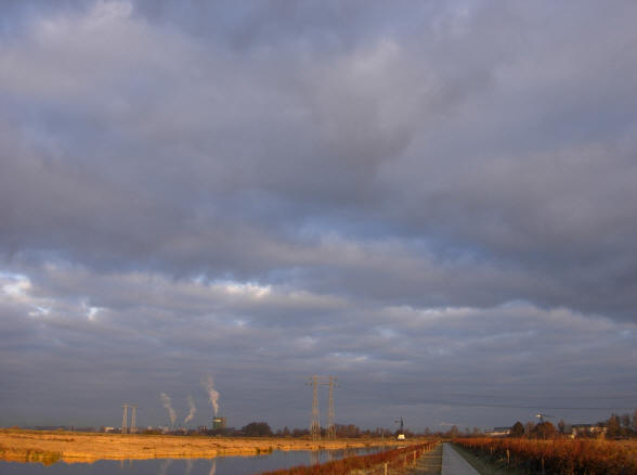 zon en regen wisselen elkaar af...