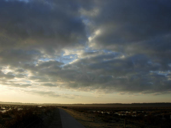 oplichtende horizon...