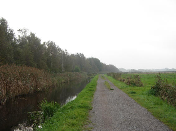 de start voor ons lag bij de viskraam aan de emmalaan...