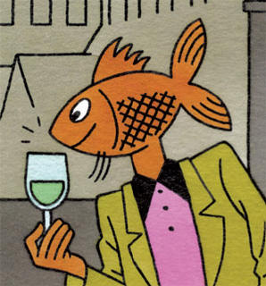 een overduidelijke hint voor de witte wijndrinker...