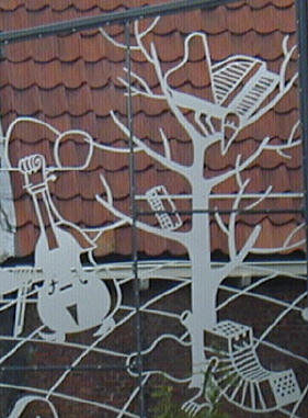 de muzikale afscheiding (detail)...