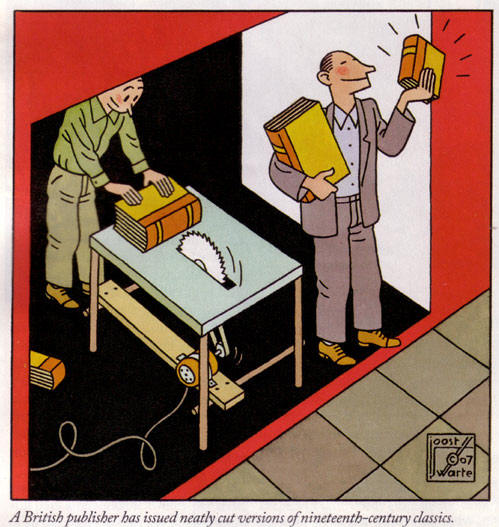bij een artikel over ingekorte literaire meesterwerken