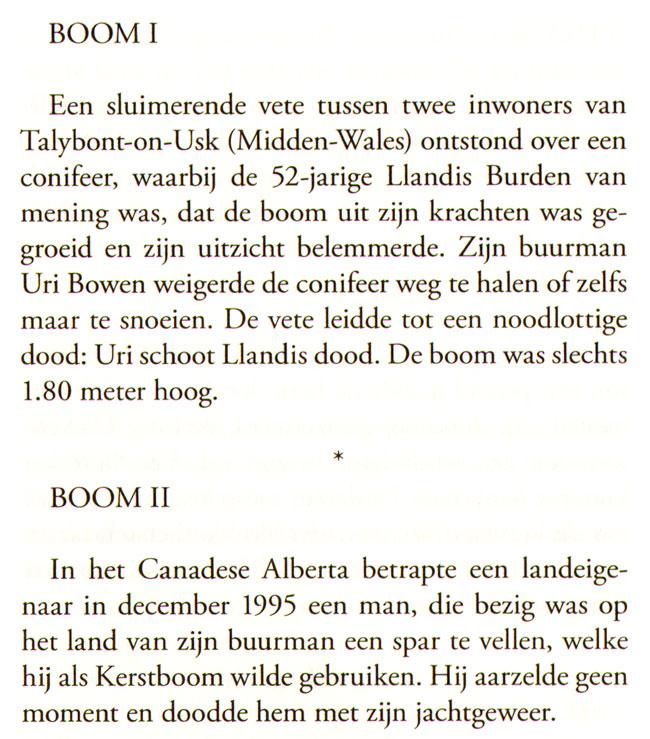 bomen en doden...