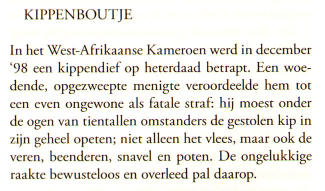 kip en een dode