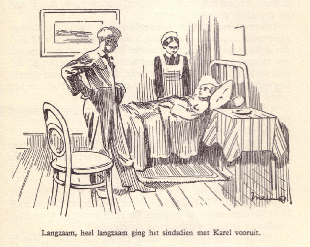 karel moest eerst echt goed ziek worden om tot inkeer te komen...