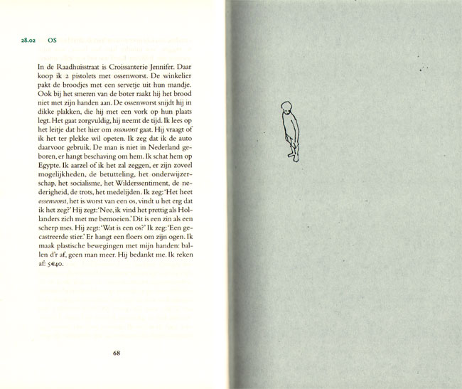 een dubbele pagina uit het boek