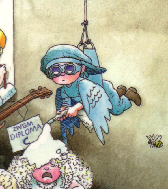detail van de covertekening...