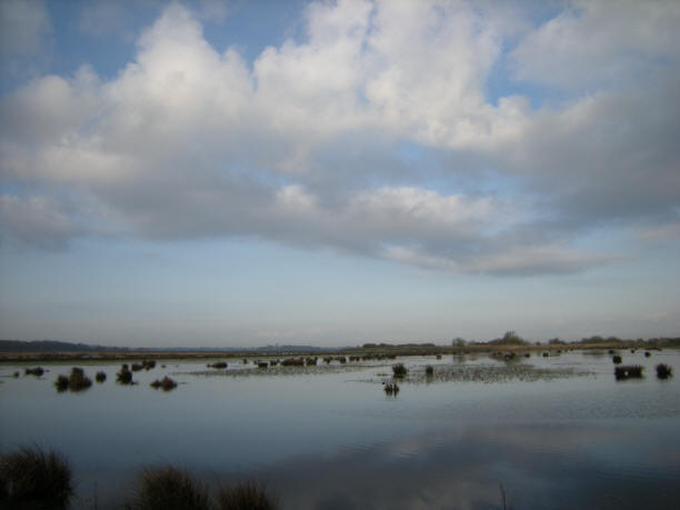 een weerspiegelende lucht maakt het nog mooier...