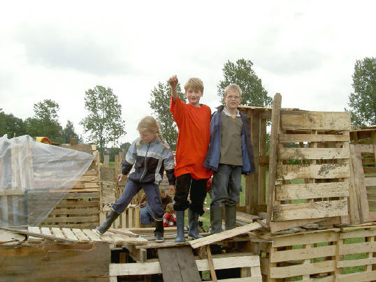 trotse huttenbouwers...