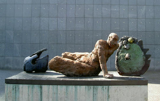 moderne kunst in het centrum...