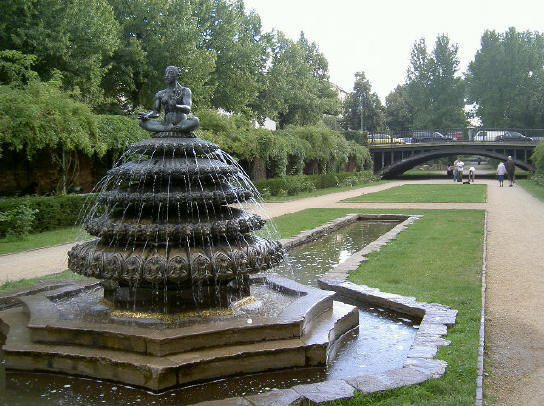 fontein in park