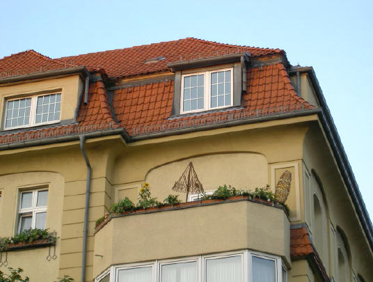 veel van dit soort oudere huizen...