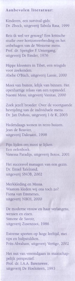 aanbevolen literatuur...