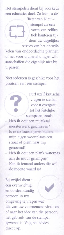 tekst uit de gebruiksaanwijzing