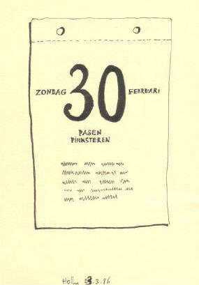 zondag 30 februari - pasen - pinksteren