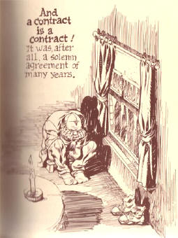 en een contract is een contract...