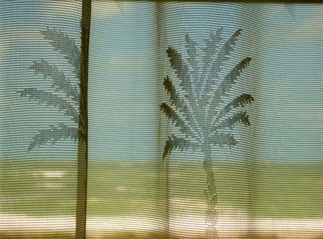 glasgordijn...