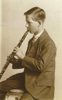 ernstige muzikant