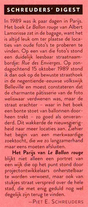 schreuders' digest