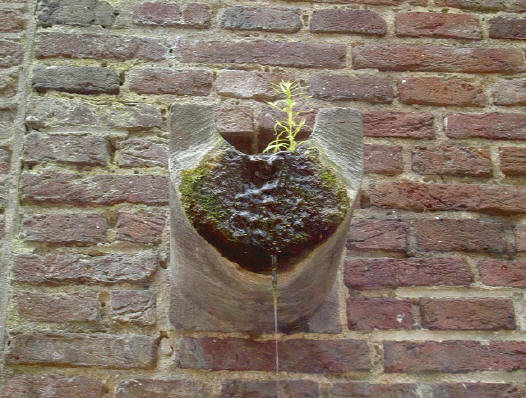 hardstenen goot...