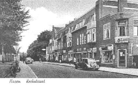 de kerkstraat van de andere kant...