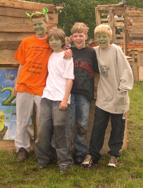 shrek en zijn vriendjes