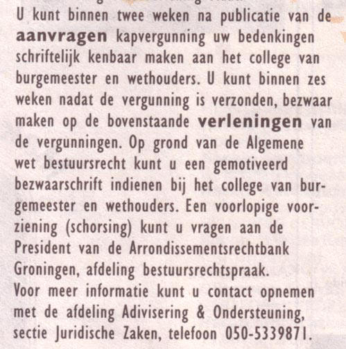 bezwaar aantekenen kan nog...