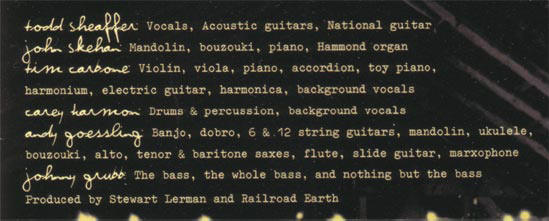 railroad earth - de bezetting