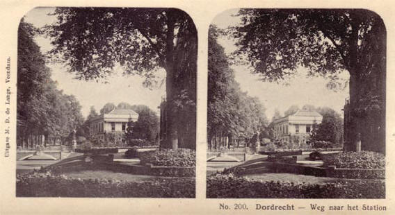 de weg naar het station in dordrecht...