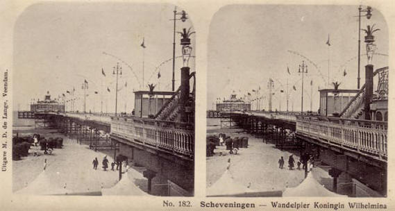 de wandelpier in scheveningen...