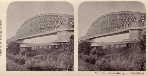 de spoorbrug bij kuilenburg...