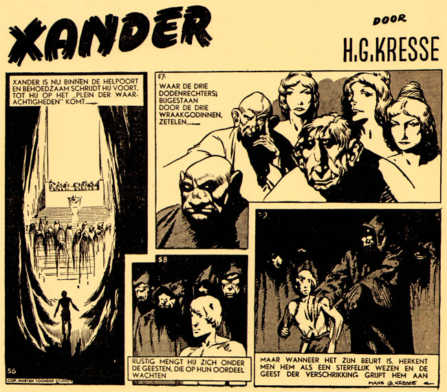 elke week een halve pagina xander, weer van kresse...