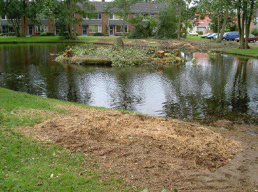 en overal zijn ineens de huizen ook weer zichtbaar...