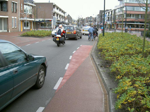 extra stukje fietspad...