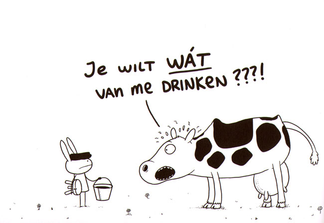 je wil WAT van me drinken?