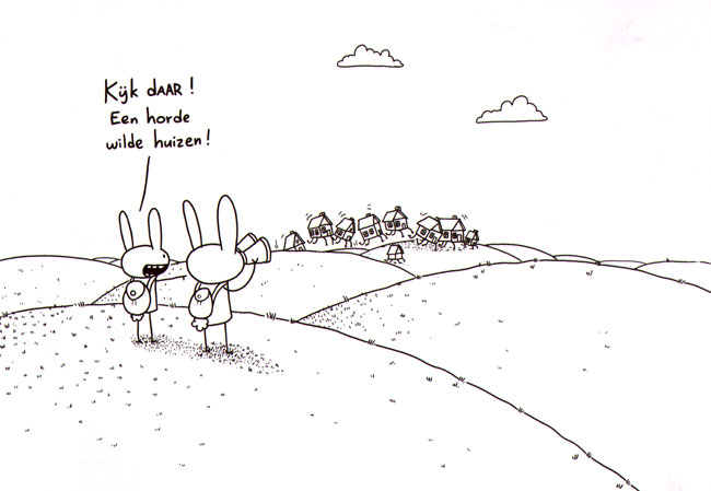 een horde wilde huizen...