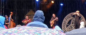 i beddi in de regen