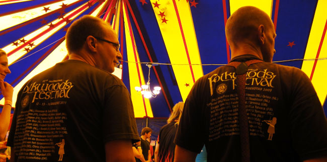 trouwe festivalgangers...