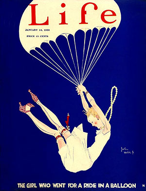 the girl who went dor a ride in a balloon...