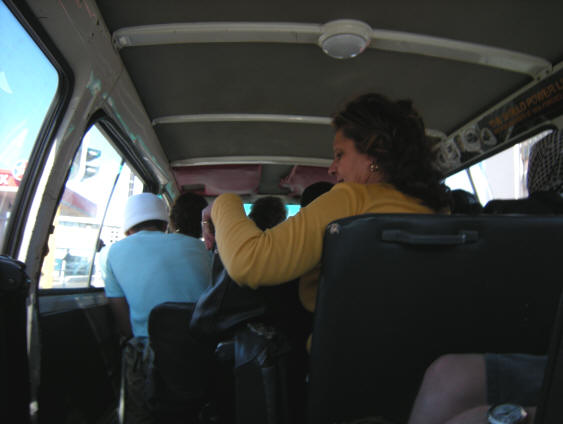 dit busje was niet extreem vol...