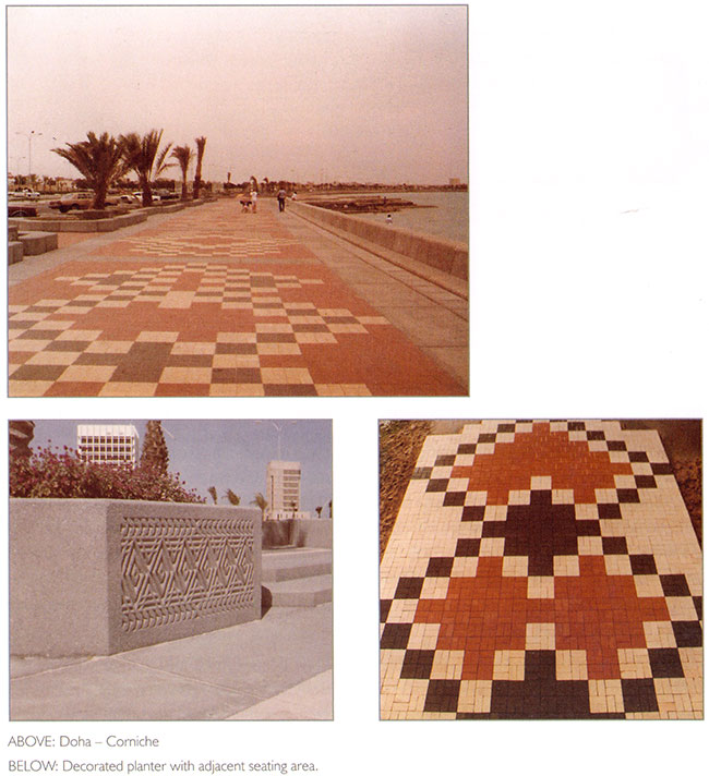 een weg in qatar
