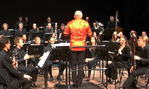 een flamboyante dirigent...