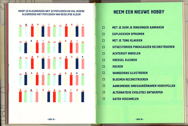 elke dag een opdracht...