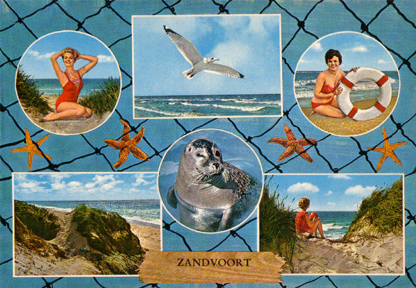 meisje bij zandvoort...