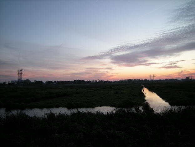 zonsopkomst in oktober...