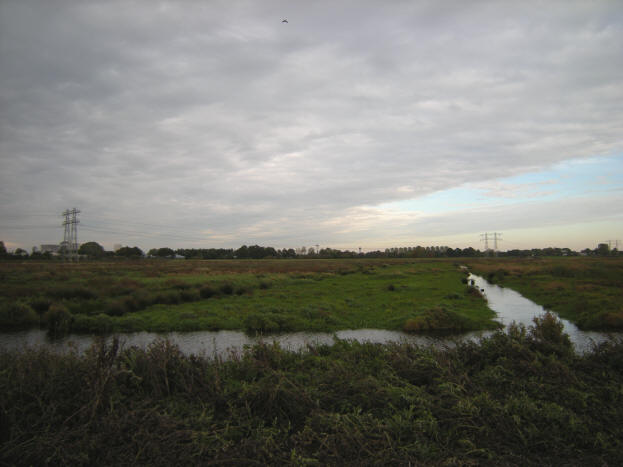 blauwe gaten in de grijze lucht...