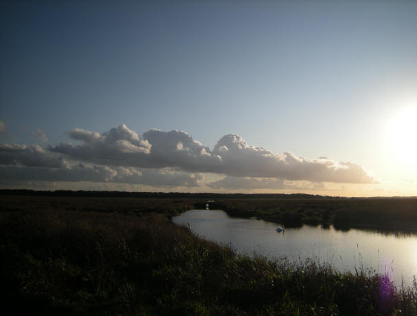 lage wolkenlucht...