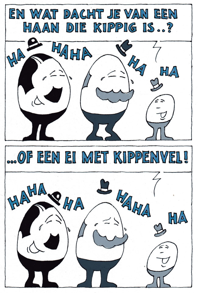 een ei met kippenvel...