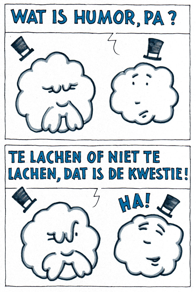 te lachen of niet te lachen...